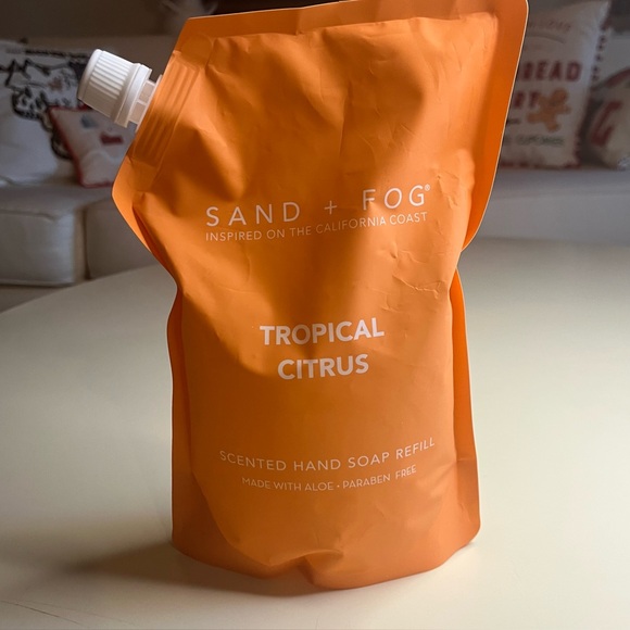 Sand + Fog Other - Sand + Fog Tropical Citrus Scented Hand Soap Premium New, Sealed Refill 34oz